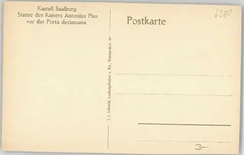 Bad Homburg Bad Homburg Kastell Saalburg * / Bad Homburg v.d. Hoehe /Hochtaunuskreis LKR