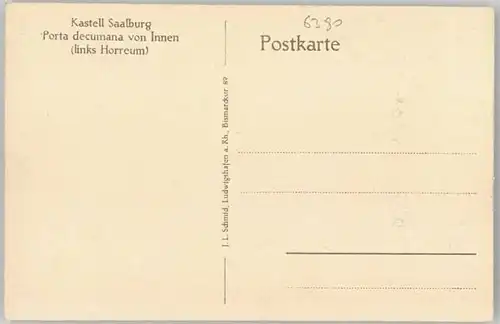 Bad Homburg Bad Homburg Kastell Saalburg * / Bad Homburg v.d. Hoehe /Hochtaunuskreis LKR