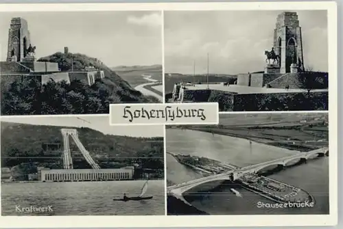Hohensyburg Hohensyburg Kraftwerk  Stauseebruecke * / Dortmund /Dortmund Stadtkreis