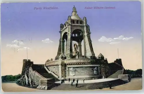 Porta Westfalica Porta Westfalica Kaiser-Wilhelm Denkmal x / Porta Westfalica /Minden-Luebbecke LKR