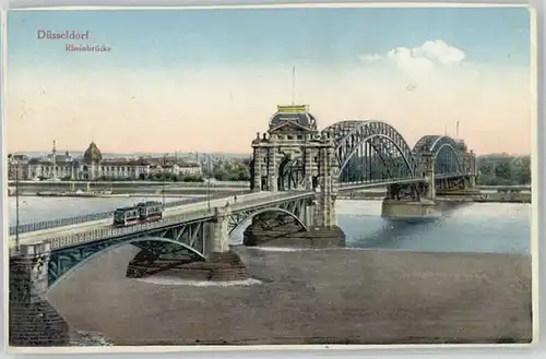 Duesseldorf Duesseldorf Rheinbruecke x / Duesseldorf /Duesseldorf Stadtkreis