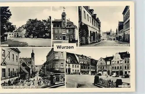 Wurzen Sachsen Wurzen Albert Kuntz Strasse Bahnhof  x / Wurzen /Leipzig LKR