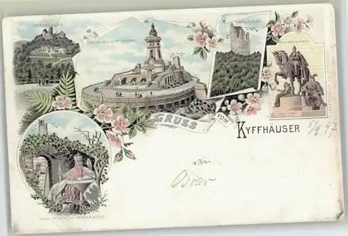 Kelbra Kyffhaeuser Kelbra Kyffhaeuser Kaiser Wilhelm Denkmal Rothenburg x / Kelbra Kyffhaeuser /Mansfeld-Suedharz LKR