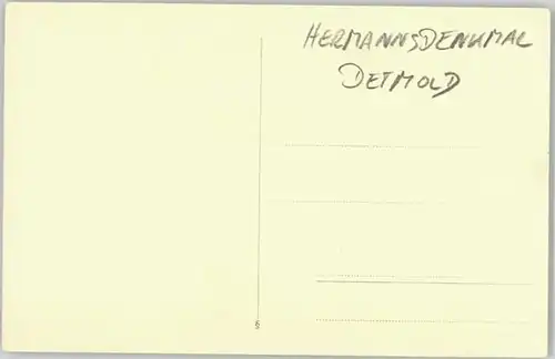 Hermannsdenkmal Hermannsdenkmal  * / Detmold /Lippe LKR