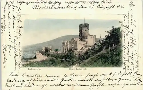 Lahnstein Lahnstein Burg Lahneck x / Lahnstein /Rhein-Lahn-Kreis LKR