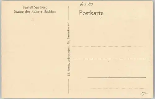 Bad Homburg Bad Homburg Saalburg * / Bad Homburg v.d. Hoehe /Hochtaunuskreis LKR