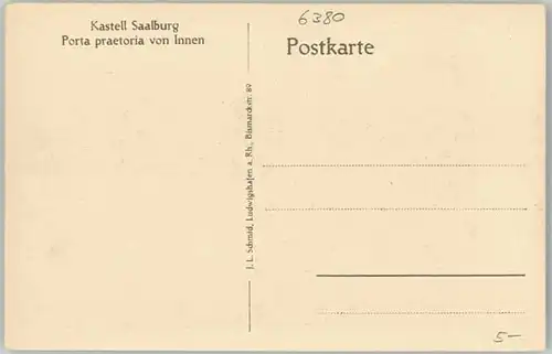 Bad Homburg Bad Homburg Saalburg * / Bad Homburg v.d. Hoehe /Hochtaunuskreis LKR