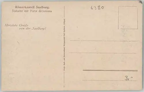 Bad Homburg Bad Homburg Saalburg * / Bad Homburg v.d. Hoehe /Hochtaunuskreis LKR