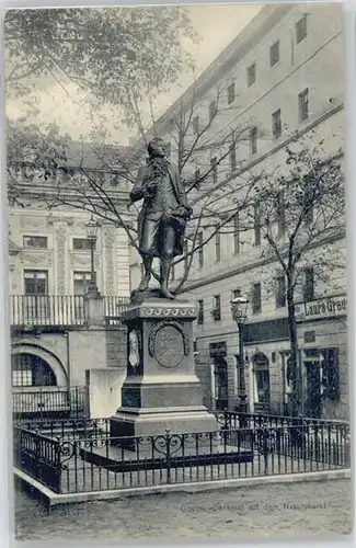 Leipzig Leipzig Goethe Denkmal  x / Leipzig /Leipzig Stadtkreis