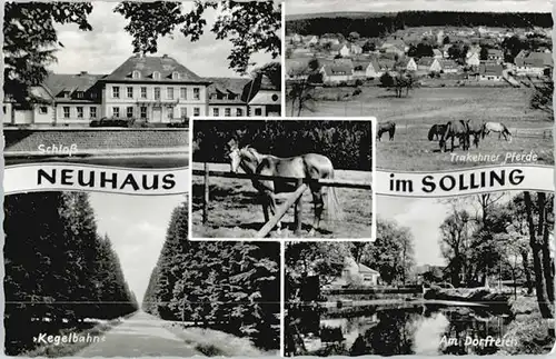 Neuhaus Solling Neuhaus Solling Schloss Kegelbahn  x / Holzminden /Holzminden LKR