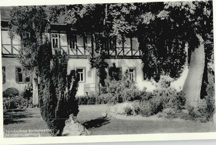 0000387461 37619 Bodenwerder Münchhausen Haus ca.1954 Nr. 387461
