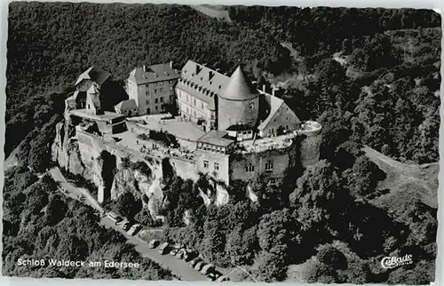 Schloss Waldeck Schloss Waldeck Fliegeraufnahme x / Waldeck /Waldeck-Frankenberg LKR