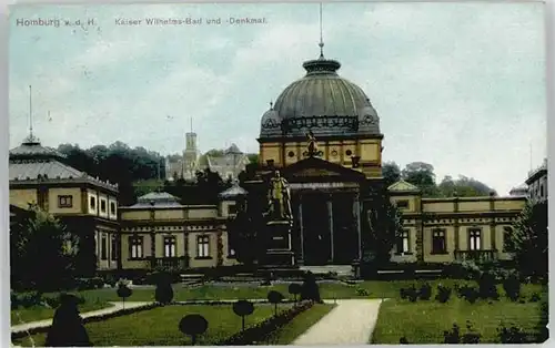 Bad Homburg Bad Homburg Kaiser Wilhelms-Bad Denkmal x / Bad Homburg v.d. Hoehe /Hochtaunuskreis LKR