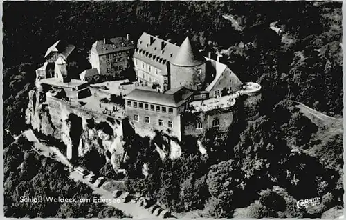 Schloss Waldeck Schloss Waldeck Fliegeraufnahme x / Waldeck /Waldeck-Frankenberg LKR