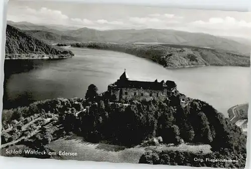 Schloss Waldeck Schloss Waldeck Fliegeraufnahme Edersee x / Waldeck /Waldeck-Frankenberg LKR