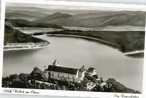 Schloss Waldeck Schloss Waldeck Fliegeraufnahme Edersee x / Waldeck /Waldeck-Frankenberg LKR