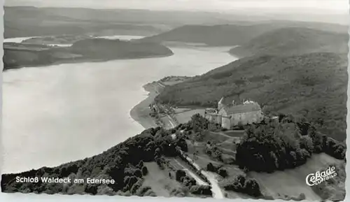 Schloss Waldeck Schloss Waldeck Fliegeraufnahme Edersee * / Waldeck /Waldeck-Frankenberg LKR