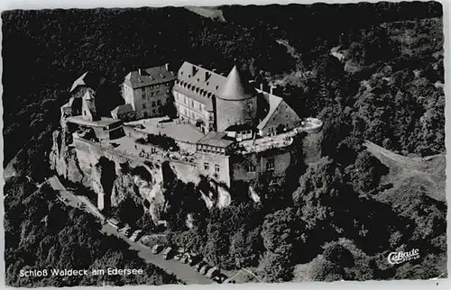 Schloss Waldeck Schloss Waldeck Fliegeraufnahme x / Waldeck /Waldeck-Frankenberg LKR