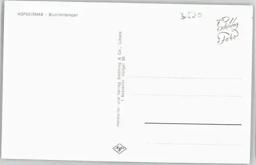 Hofgeismar Hofgeismar Brunnentempel * / Hofgeismar /Kassel LKR