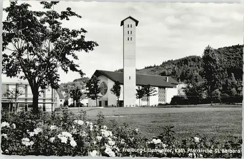 Littenweiler Littenweiler St. Barbara Kirche * / Freiburg im Breisgau /Breisgau-Hochschwarzwald LKR