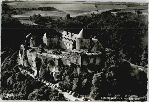 Schloss Waldeck Schloss Waldeck Fliegeraufnahme * / Waldeck /Waldeck-Frankenberg LKR