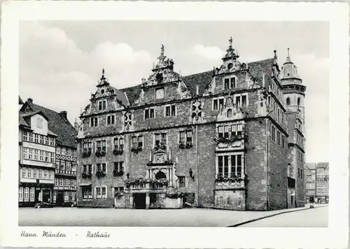 Hann. Muenden Hann. Muenden Rathaus * / Hann. Muenden /Goettingen LKR