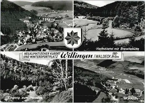 Willingen Sauerland Willingen Upland Paradies Strycktal Hermeketal Brewitzhuette * / Willingen (Upland) /Waldeck-Frankenberg LKR