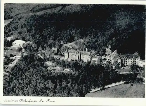 Oberkaufungen Oberkaufungen Fliegeraufnahme Sanatorium x / Kaufungen /Kassel LKR