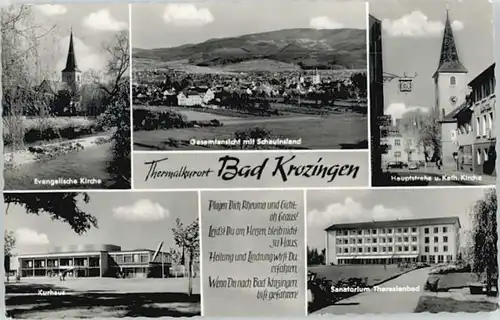 Bad Krozingen Bad Krozingen Theresienbad Sanatorium  x / Bad Krozingen /Breisgau-Hochschwarzwald LKR