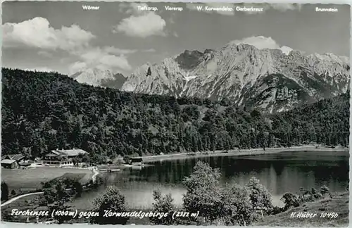 Mittenwald Bayern Mittenwald Ferchensee * / Mittenwald /Garmisch-Partenkirchen LKR