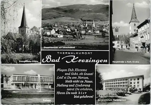 Bad Krozingen Bad Krozingen Theresienbad Sanatorium  * / Bad Krozingen /Breisgau-Hochschwarzwald LKR