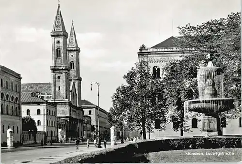 Muenchen Muenchen Ludwigs Kirche  * / Muenchen /Muenchen LKR