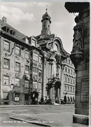 Muenchen Muenchen Nepomuk Kirche Asam Haus * / Muenchen /Muenchen LKR