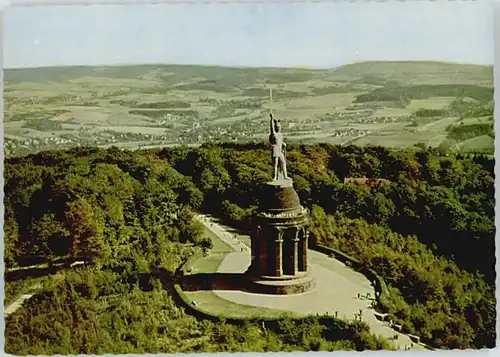 Hermannsdenkmal Hermannsdenkmal Fliegeraufnahme * / Detmold /Lippe LKR