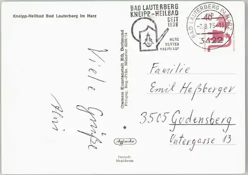 Bad Lauterberg Bad Lauterberg Fliegeraufnahme x / Bad Lauterberg im Harz /Osterode Harz LKR