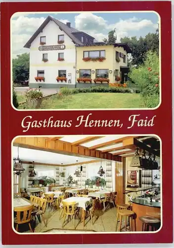 Faid Faid bei Cochem Gasthaus Pension Hennen * / Faid /Cochem-Zell LKR