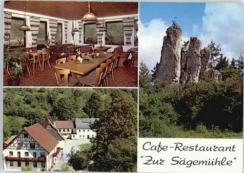 Grossenohe Forchheim Oberfranken Grossenohe Forchheim Oberfranken Cafe Restaurant Zur Saegemuehle x / Hiltpoltstein /Forchheim LKR