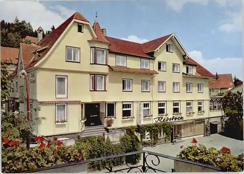 Schonach Schwarzwald Schonach Hotel Pension Rebstock * / Schonach im Schwarzwald /Schwarzwald-Baar-Kreis LKR
