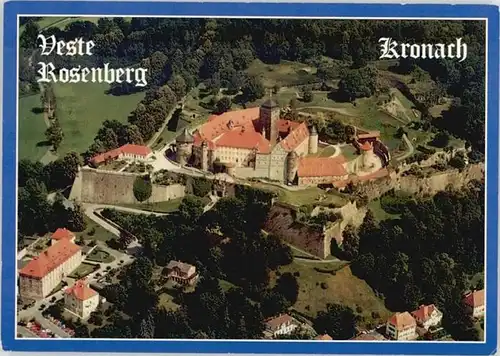 Kronach Oberfranken Kronach Festung  Rosenberg Fliegeraufnahme x / Kronach /Kronach LKR