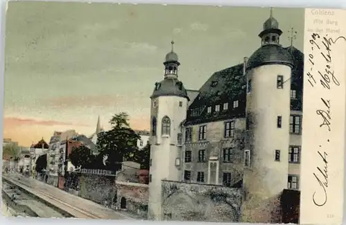 Koblenz Rhein Koblenz Burg x / Koblenz /Koblenz Stadtkreis