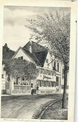 Koenigswinter Restaurant Weinhaus Bellinghausen Kuenstlerkarte x / Koenigswinter /Rhein-Sieg-Kreis LKR