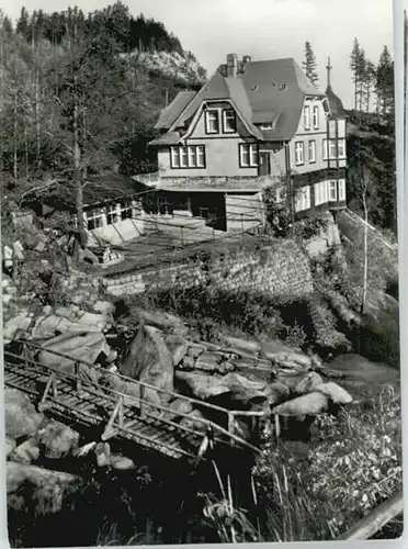 Wernigerode Harz Gaststaette Steinerne Renne * / Wernigerode /Harz LKR