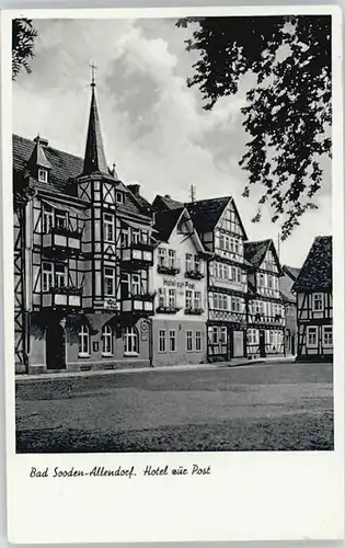 Bad Sooden-Allendorf Bad Sooden-Allendorf Hotel zur Post x / Bad Sooden-Allendorf /Werra-Meissner-Kreis LKR