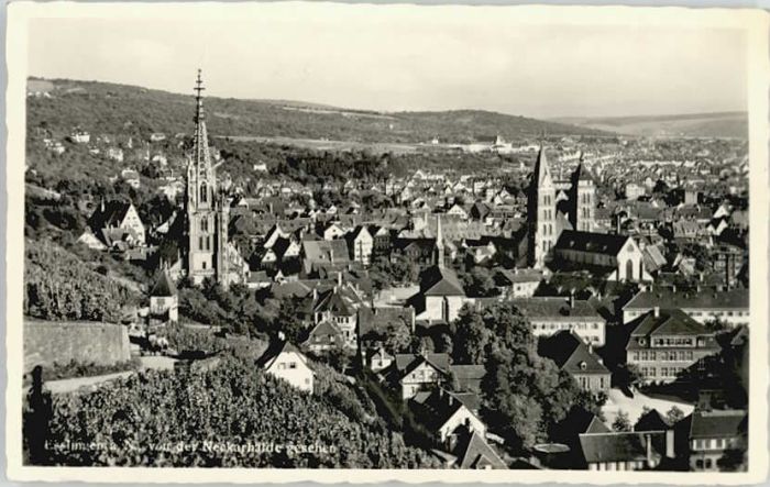 ALTE POSTKARTE ESSLINGEN NECKARBRÜCKE 1938 bridge pont Neckar AK cpa ...