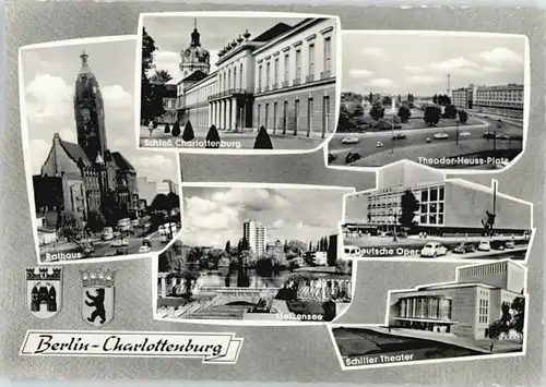 Berlin Berlin Charlottenburg Schloss Rathaus Oper Theater * / Berlin /Berlin Stadtkreis