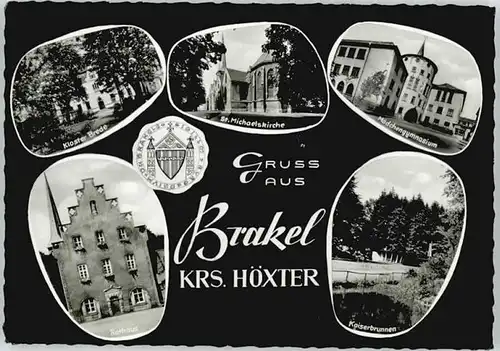 Brakel Westfalen Brakel Kloster Brede Kaiserbrunnen x / Brakel /Hoexter LKR