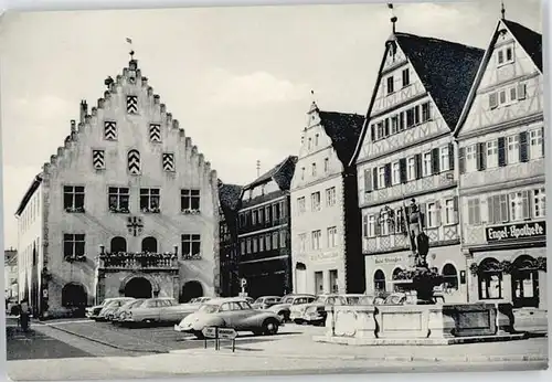 Bad Mergentheim Bad Mergentheim Marktplatz Rathaus * / Bad Mergentheim /Main-Tauber-Kreis LKR