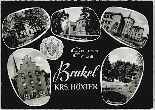 Brakel Westfalen Brakel Kloster Brede Kaiserbrunnen x / Brakel /Hoexter LKR
