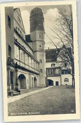 Koethen Anhalt Koethen Anhalt Schlosshof * / Coethen /Anhalt-Bitterfeld LKR