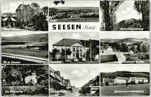 Seesen Harz Seesen Burg Sehusa Ratskeller Sanatorium Schildautal * / Seesen /Goslar LKR